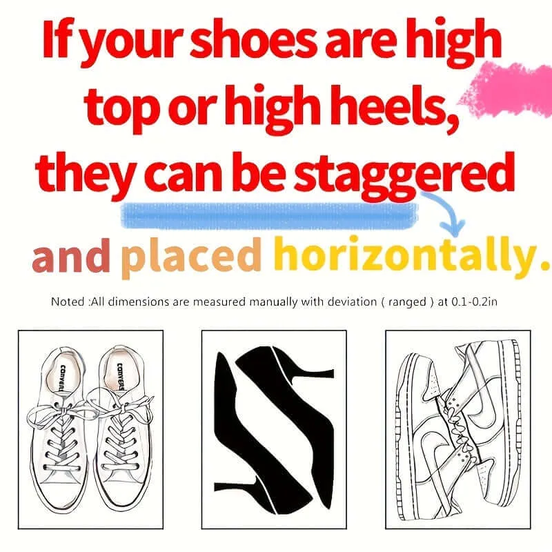 12pcs Plastic Shoes Boxes, Transparent Easy Assembly Shoes Organizer, Dustproof PP Shoes Box For Men And Women, Side Opening Door Shoes Cabinet, High Quality Shoes Storage Box
