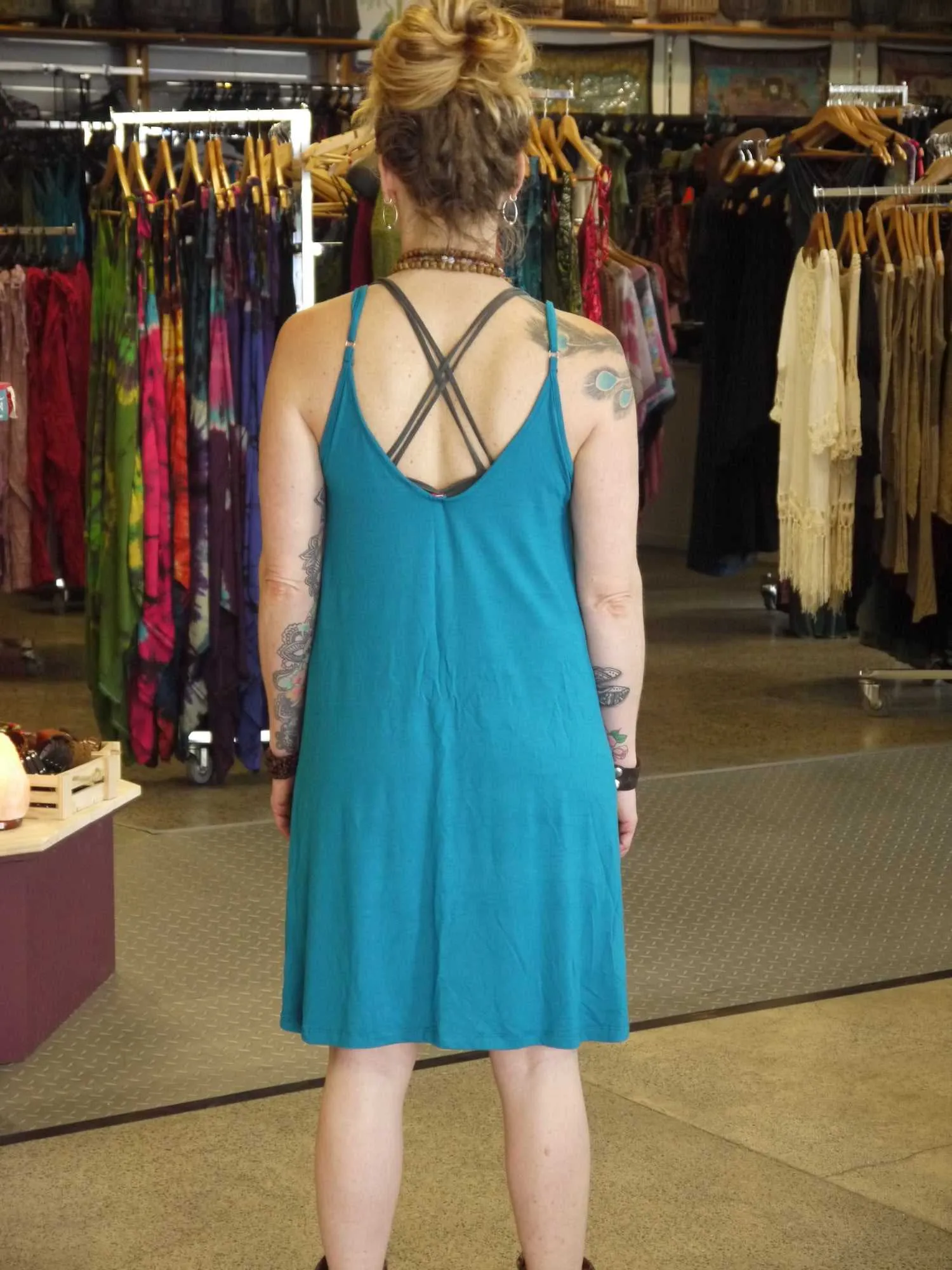 A-Line V-Neck Dress