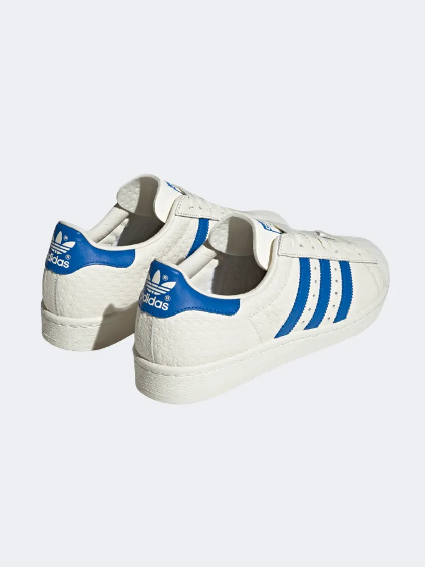 Adidas Superstar 82 Men Original Shoes White/Blue