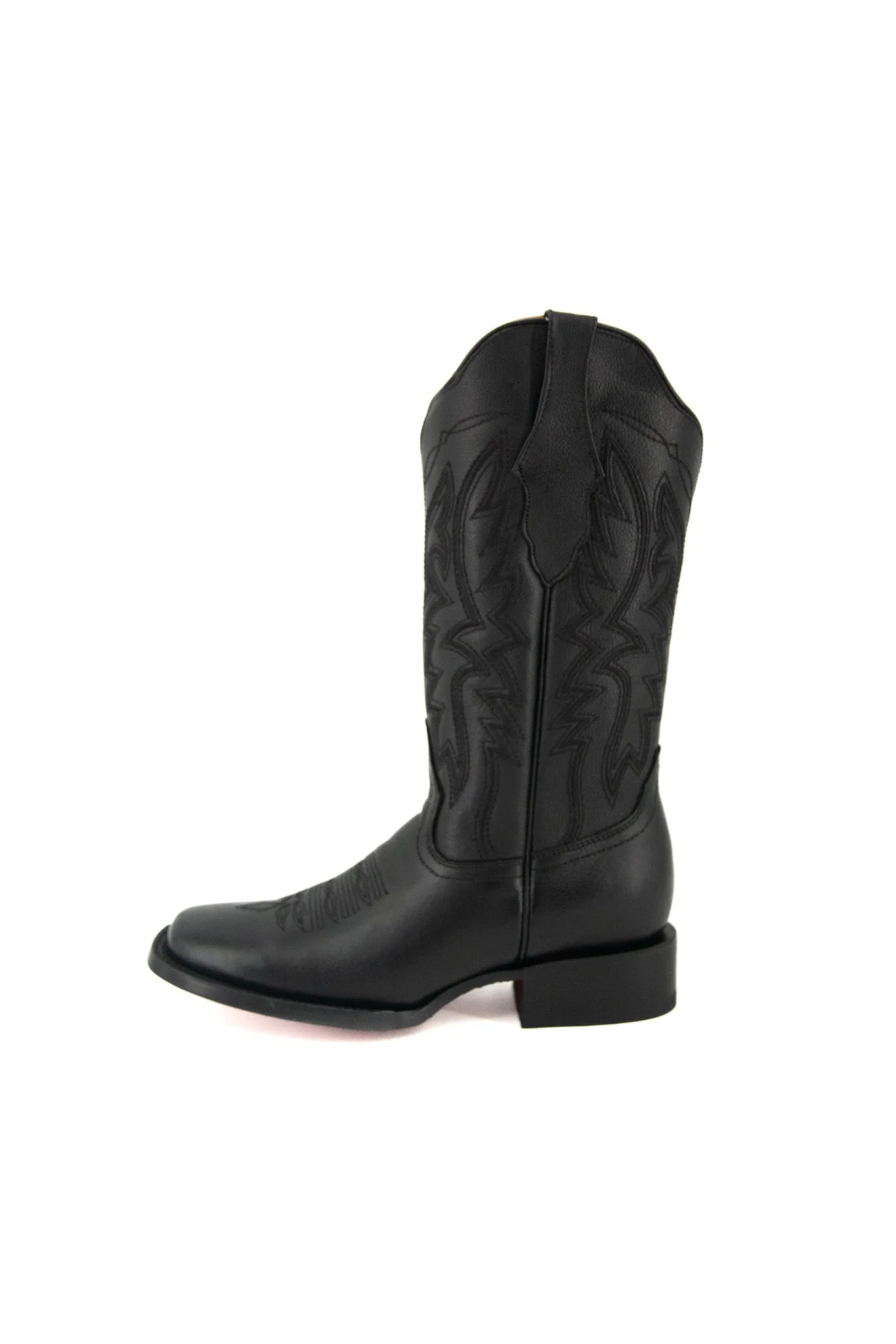 Alexa X Red Bottom Square Toe Cowgirl Boot