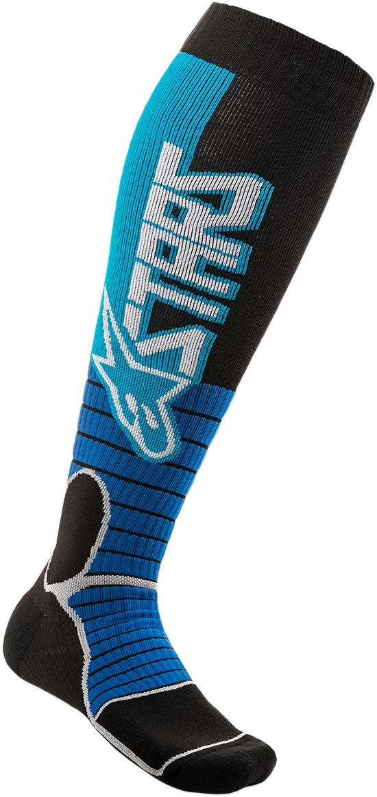 ALPINESTARS MX Pro Socks - Cyan/Black - Medium 4701520-731-SM