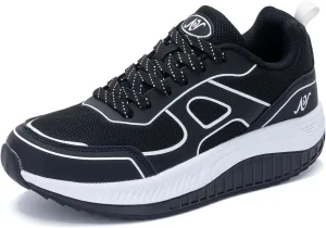 AOV Womens Walking Shoes with Arch Support Plantar Fasciitis Sneakers Gym Tennis for Foot and Heel Pain Relief
