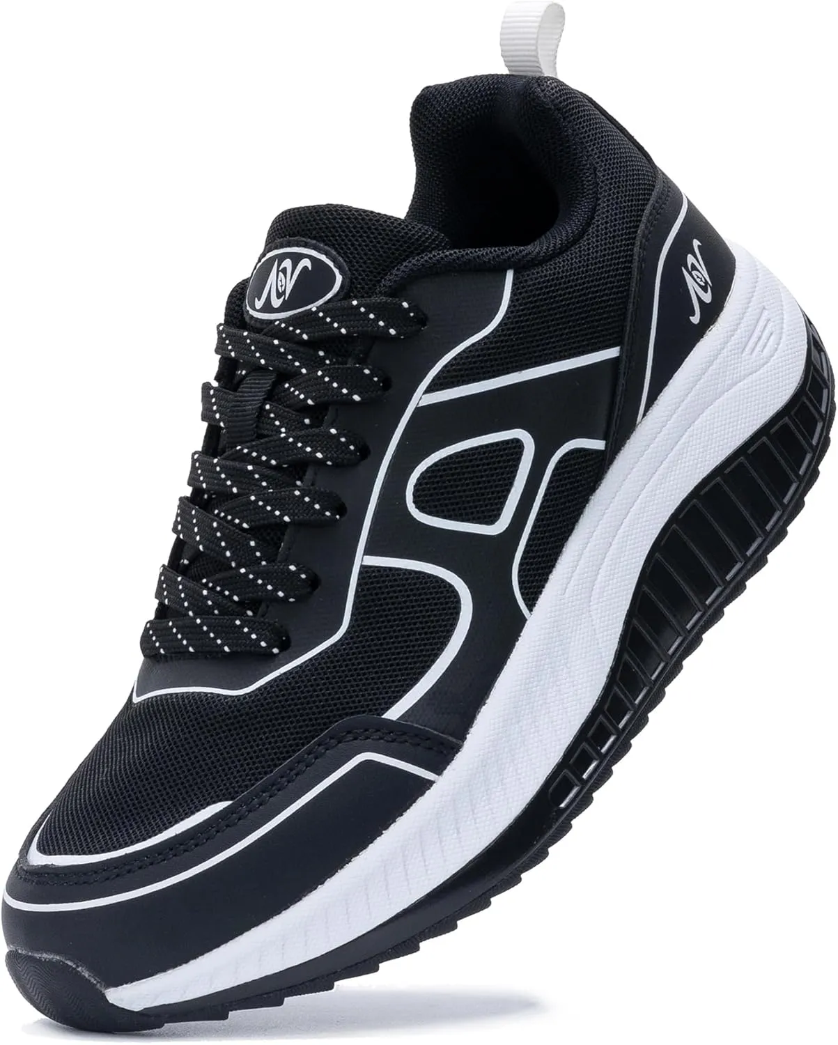 AOV Womens Walking Shoes with Arch Support Plantar Fasciitis Sneakers Gym Tennis for Foot and Heel Pain Relief