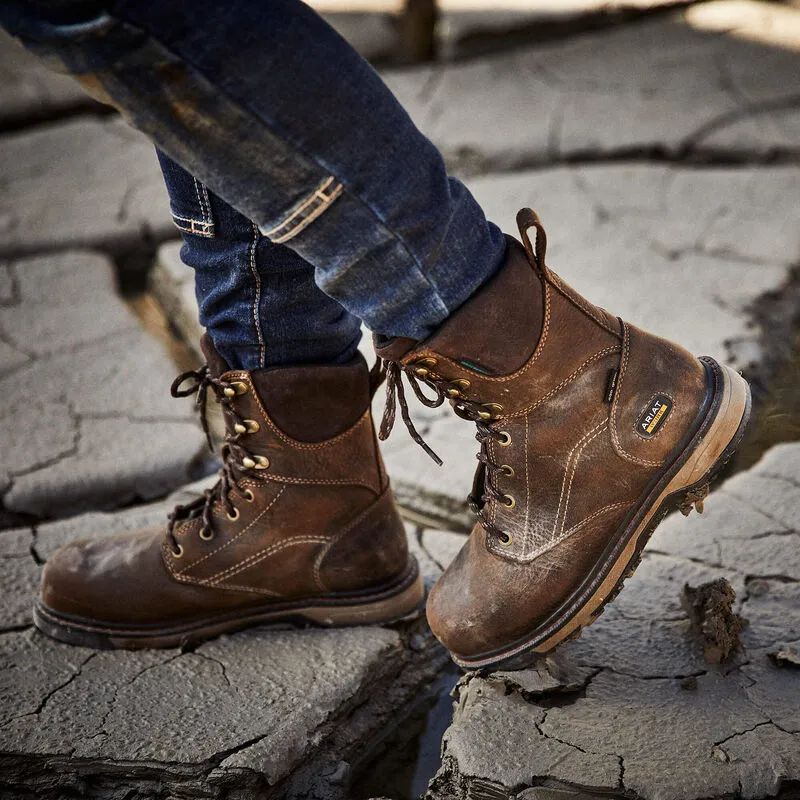 Ariat Riveter 8" CSA Glacier Grip Waterproof Composite Toe Work Boot Style 10036707