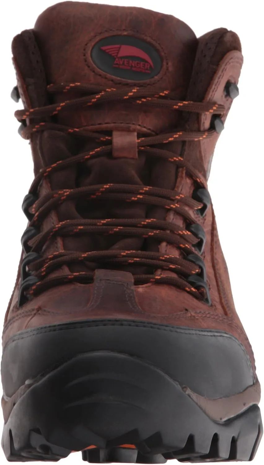 Avenger Mens Soft Toe EH Waterproof Hiker M Brown Leather Boots