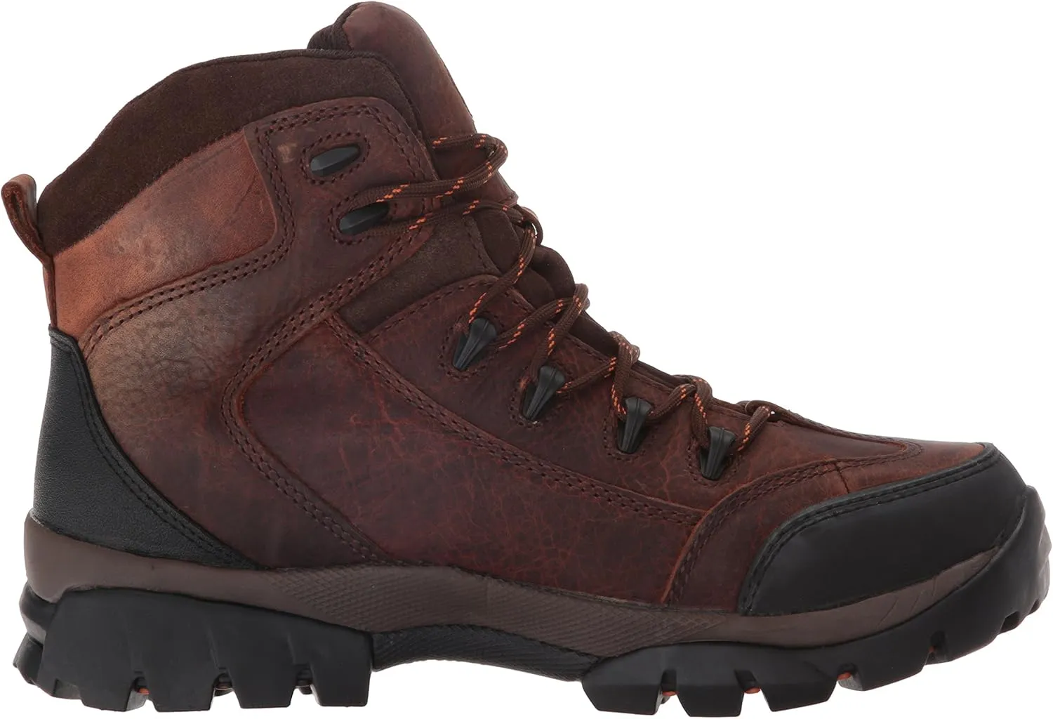 Avenger Mens Soft Toe EH Waterproof Hiker M Brown Leather Boots