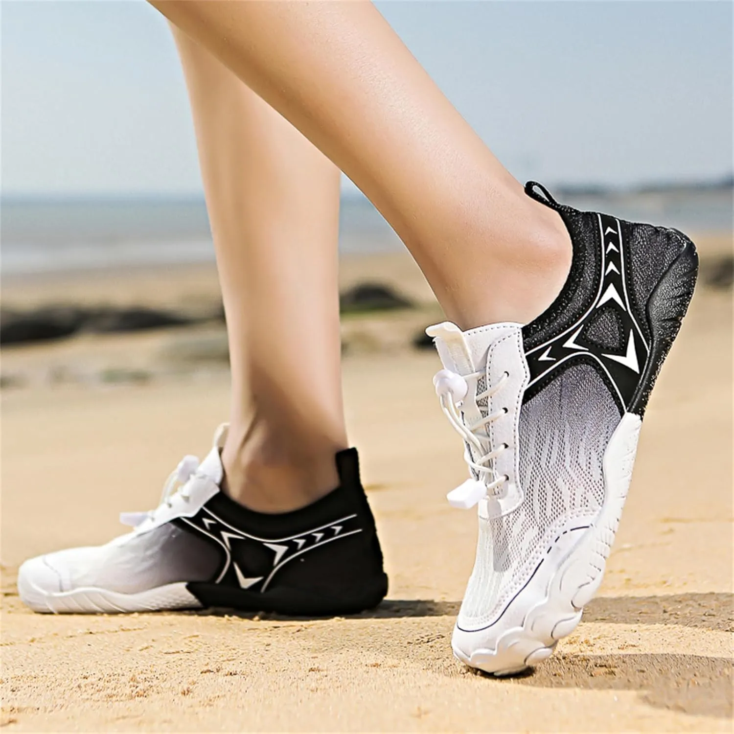 Barefoot Shoes for Women Unisex Mens Womens Non-Slip Running Tennis Sneakers Slip-On Quick Dry Beach Surfing Walking Shoes Wide Toe Outdoor Hiking Footwear