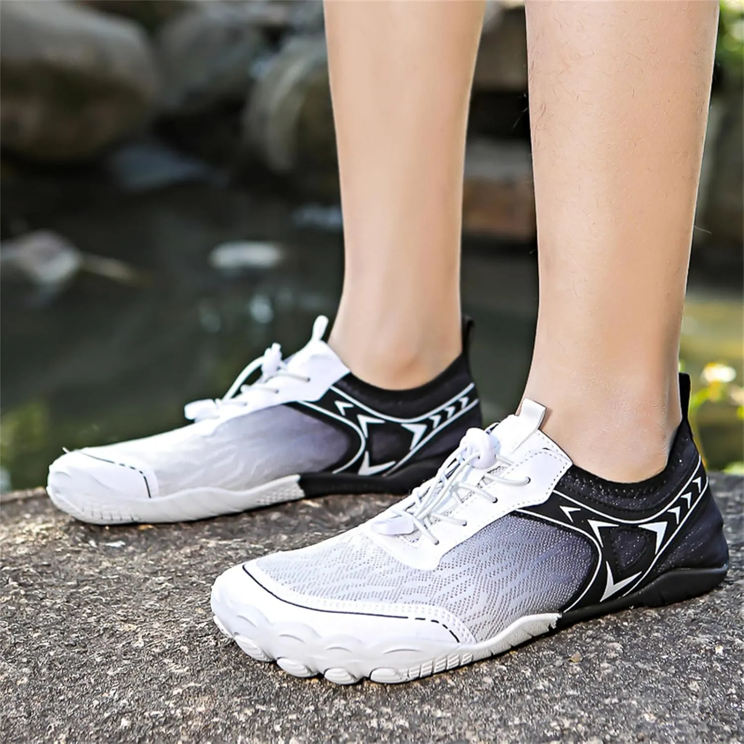 Barefoot Shoes for Women Unisex Mens Womens Non-Slip Running Tennis Sneakers Slip-On Quick Dry Beach Surfing Walking Shoes Wide Toe Outdoor Hiking Footwear