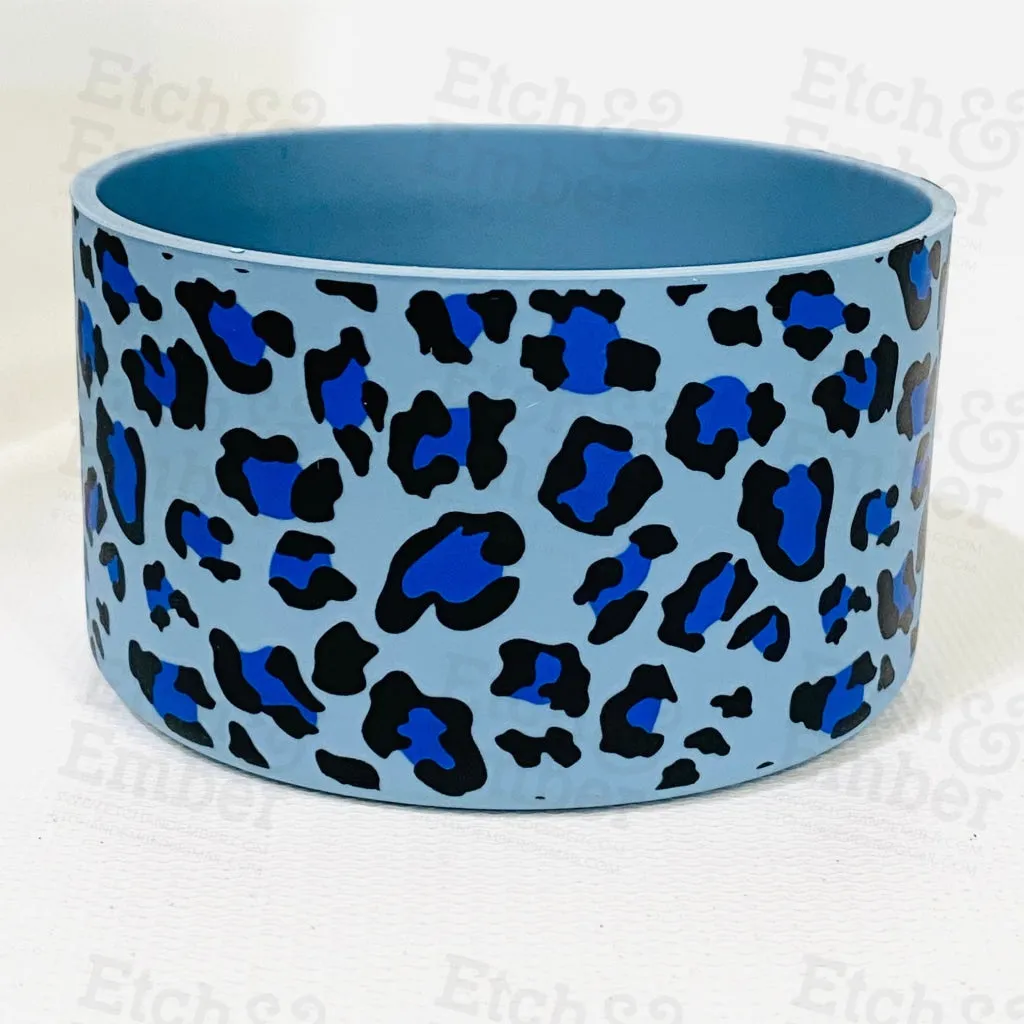 BLUE LEOPARD Tumbler Boot -fits 20-40oz