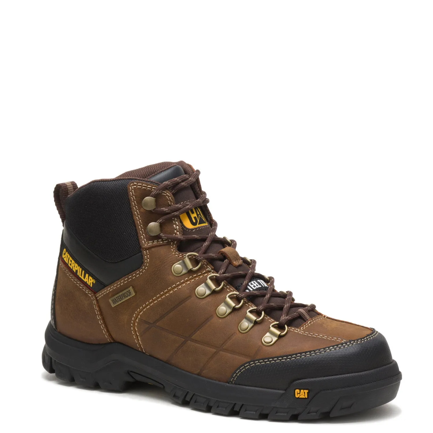 CAT Men's Threshold Waterproof EH  6" Steel Toe Boot
