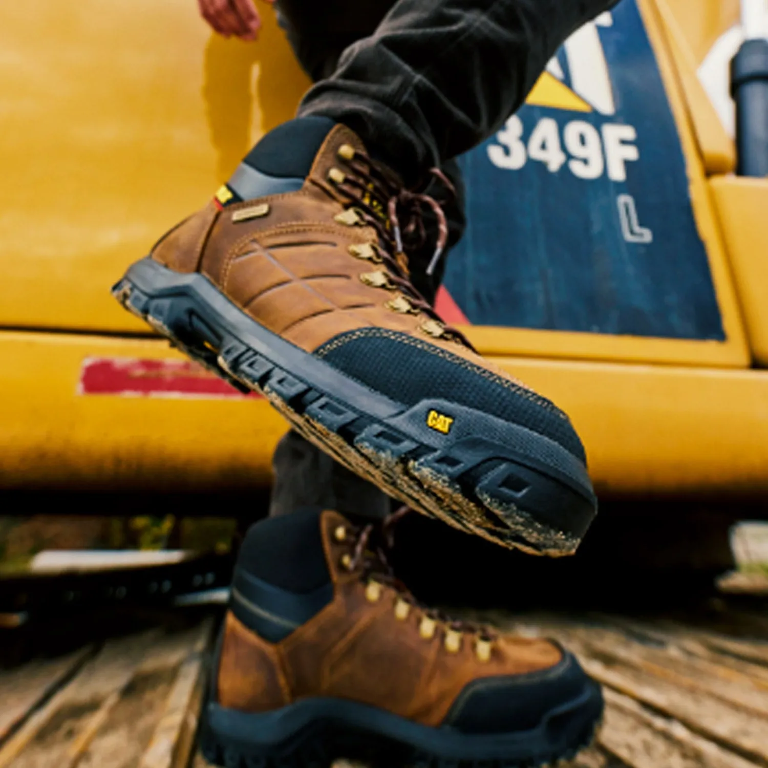 CAT Men's Threshold Waterproof EH  6" Steel Toe Boot