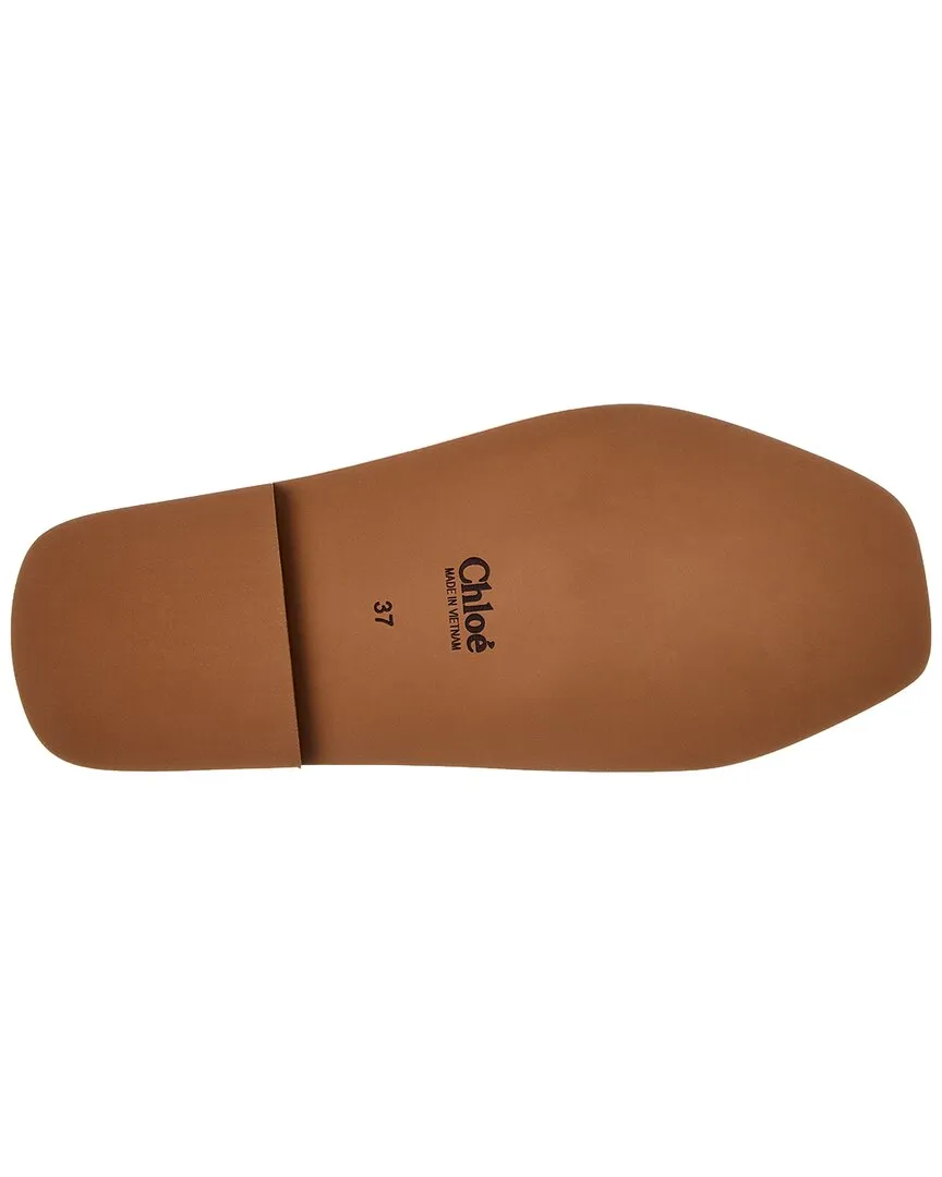 Chloé Woody Canvas Slide