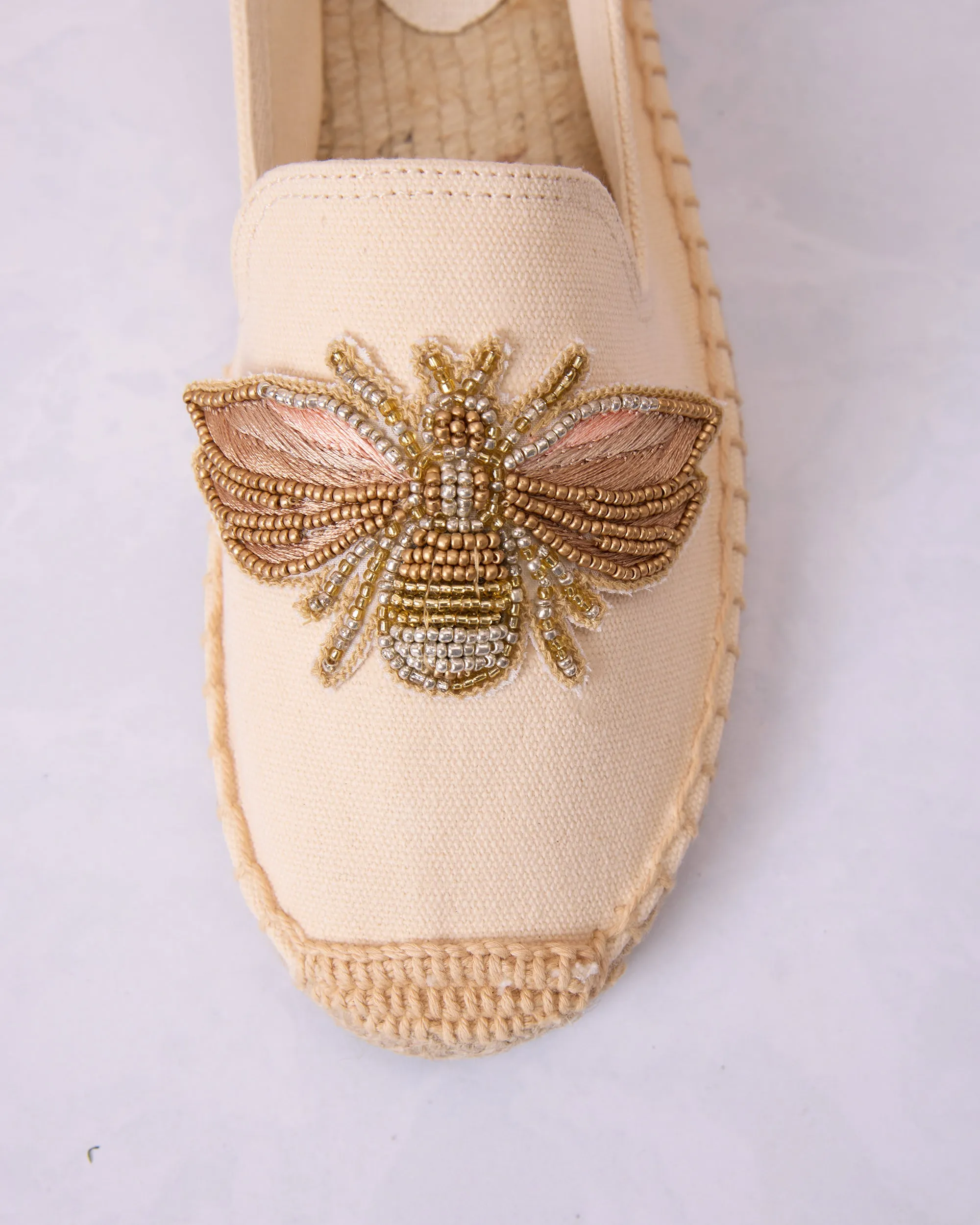 Cream - Bee Espadrilles - Tiana Designs