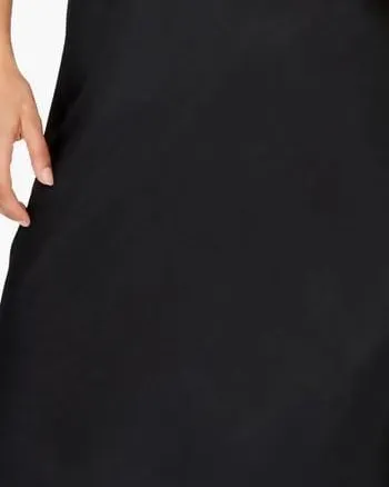 Crepe Slip Dress in Black Onyx | Black Onyx