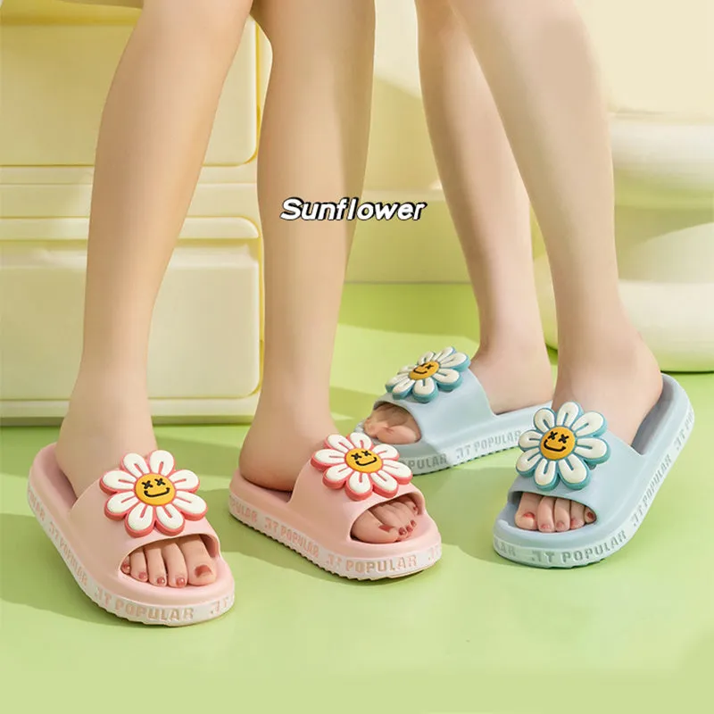 Cute Daisy Flower Anti-Slip Thick Sole Sandals