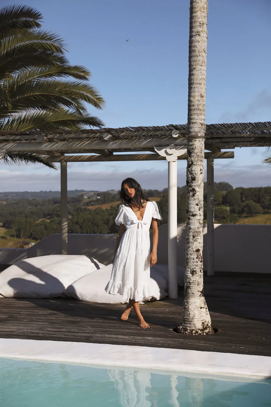 Dollette Maxi Dress White