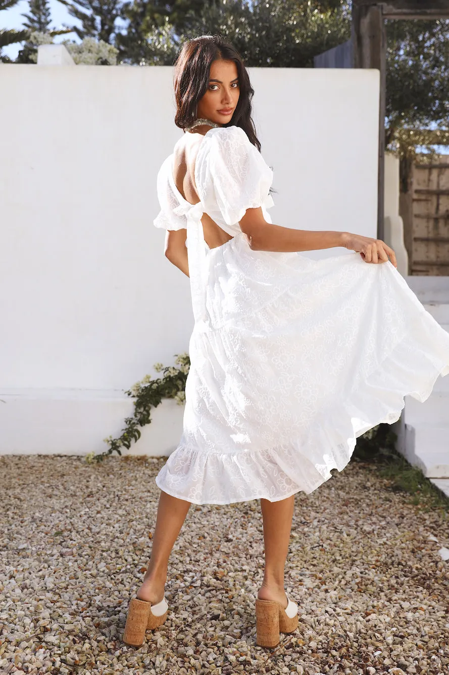 Dollette Maxi Dress White