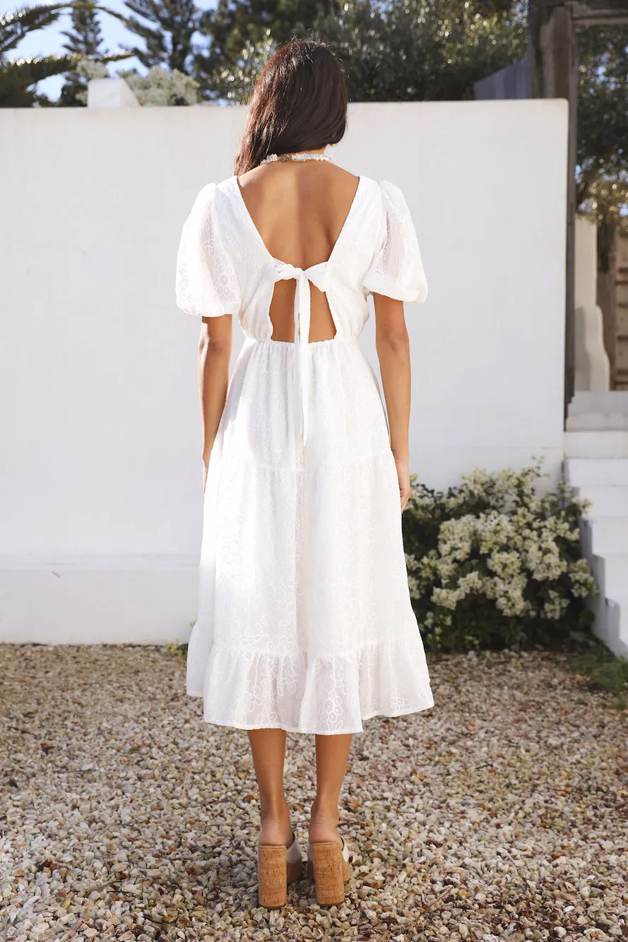 Dollette Maxi Dress White