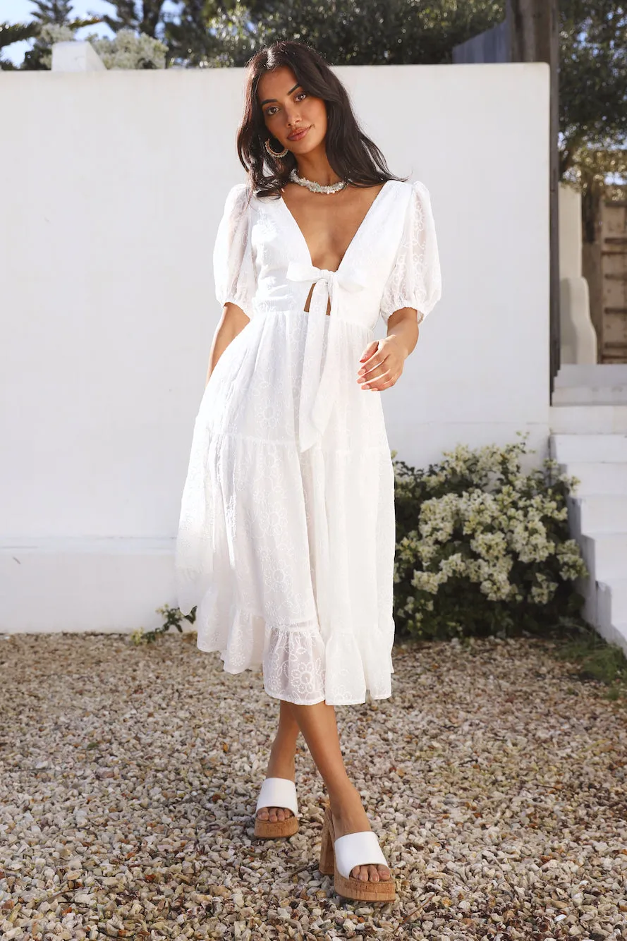 Dollette Maxi Dress White