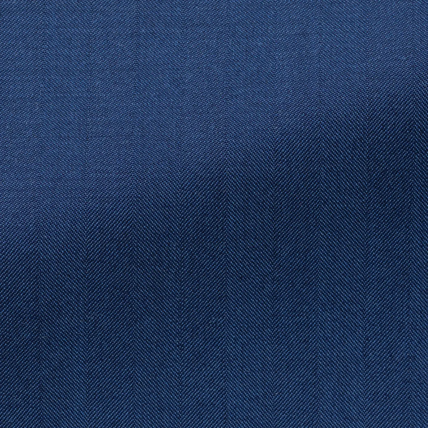 Drago Deep Blue Bi Stretch Tropical S130 Wool Solaro Herringbone