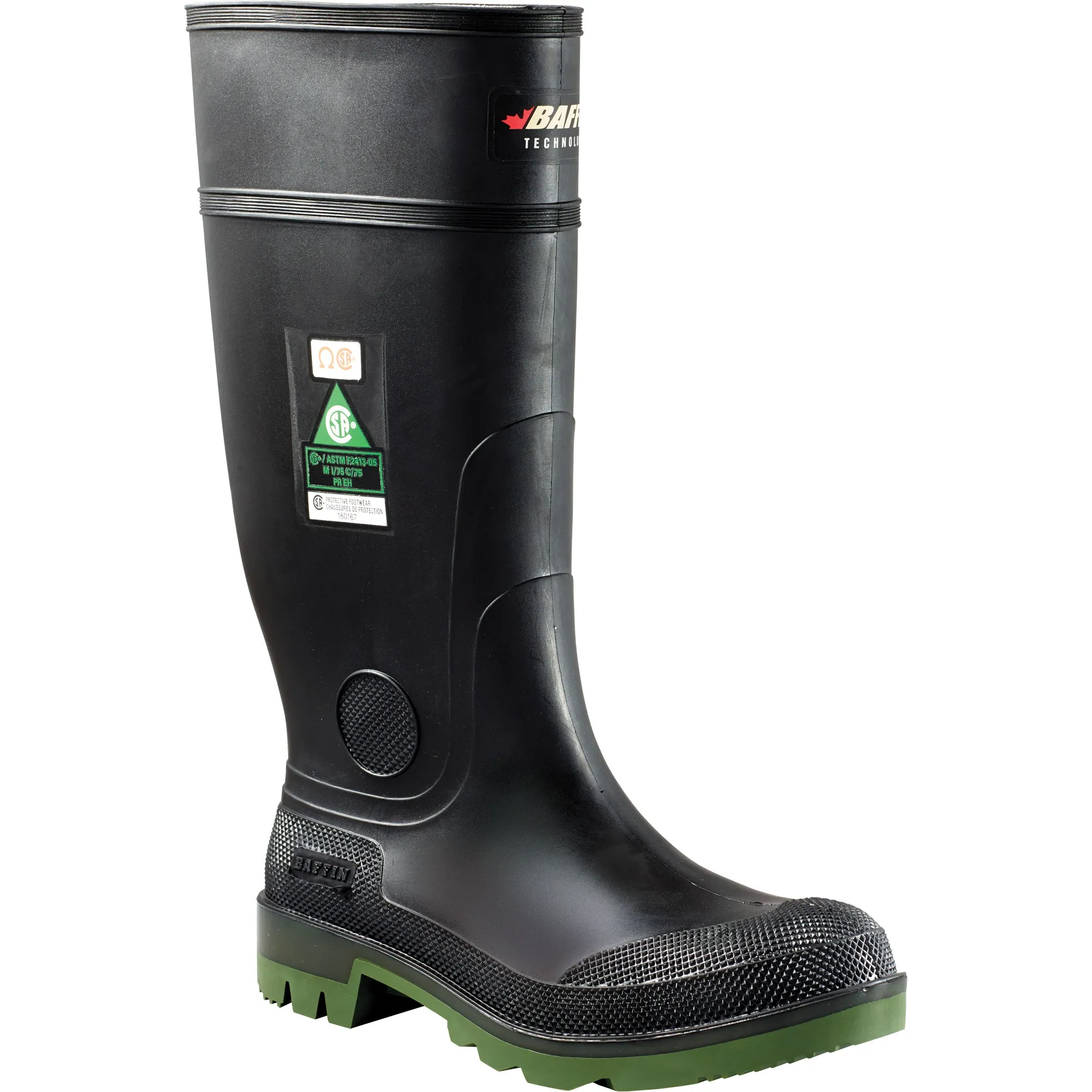 Enduro All Season Industrial Boots, Rubber, Steel Toe, Size 12, Puncture Resistant Sole