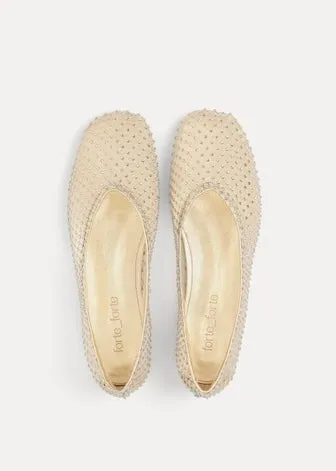 Forte Forte Mesh Ballet Flat