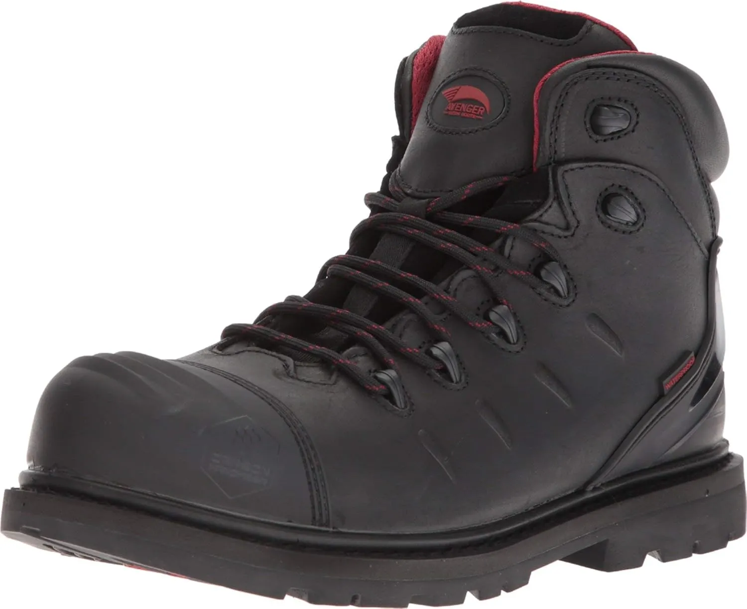 FSI FOOTWEAR SPECIALTIES INTERNATIONAL Men's 6" Leather Carbon Comp Toe Waterproof Eh Slip Resistant Boot