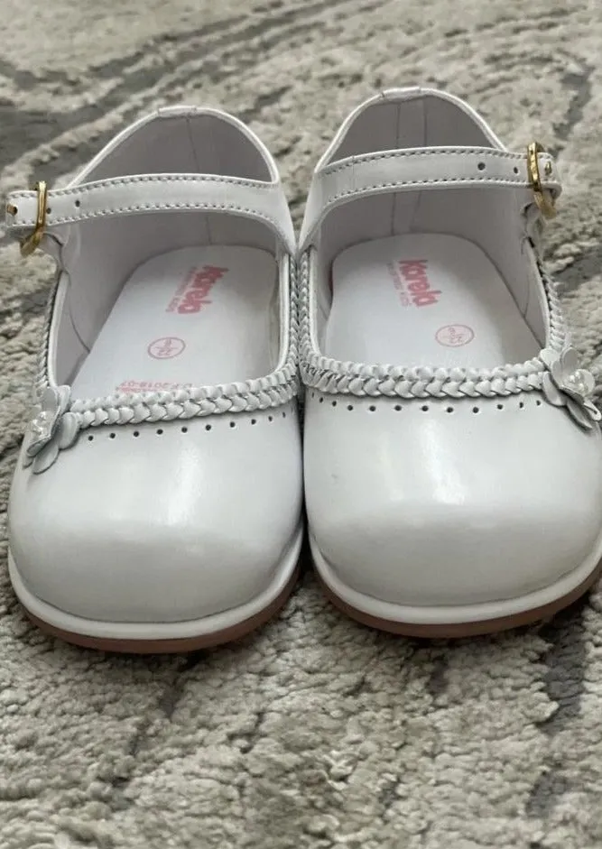 Girls Leather Walker Shoes