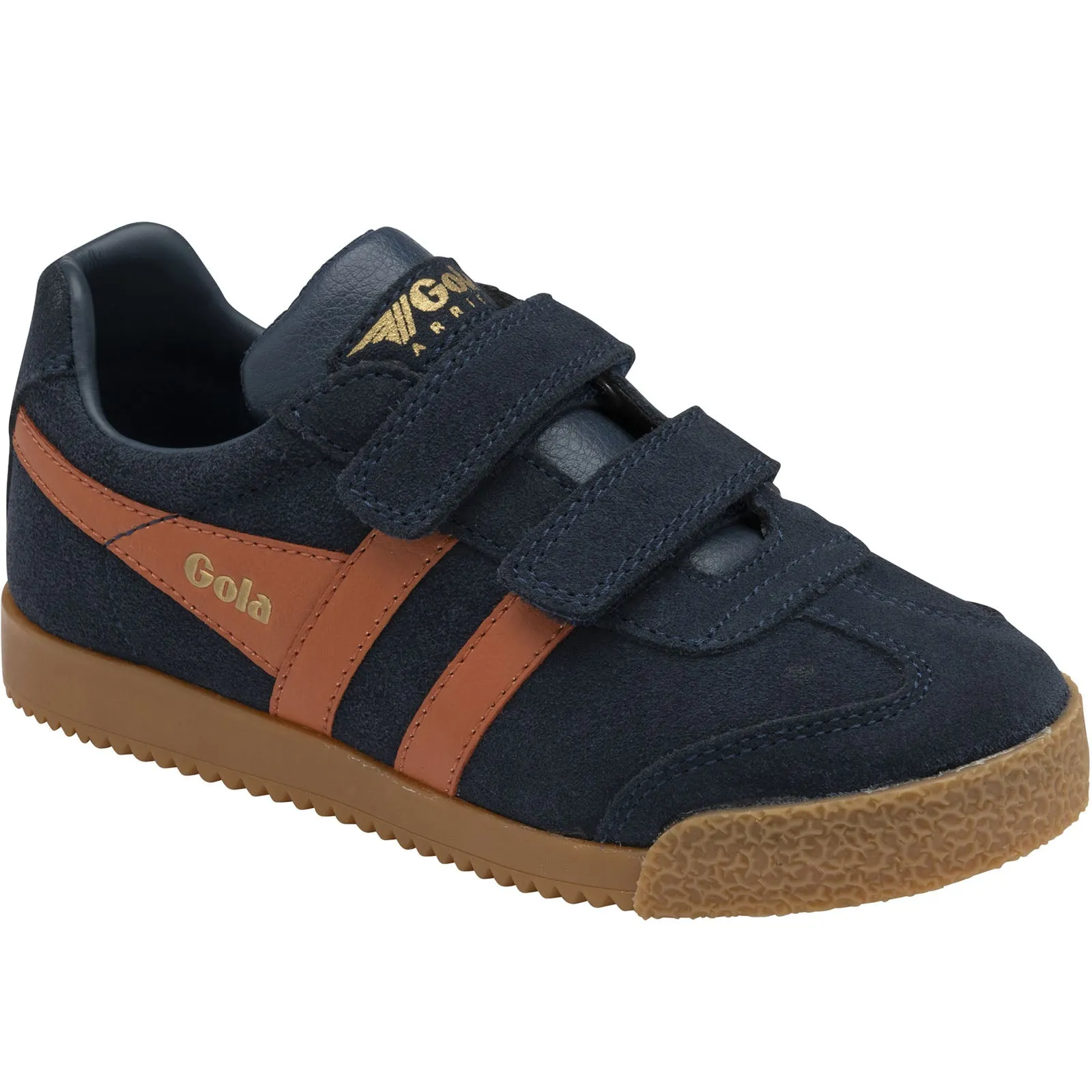 Gola Classic Kids Harrier Strap Retro Trainers