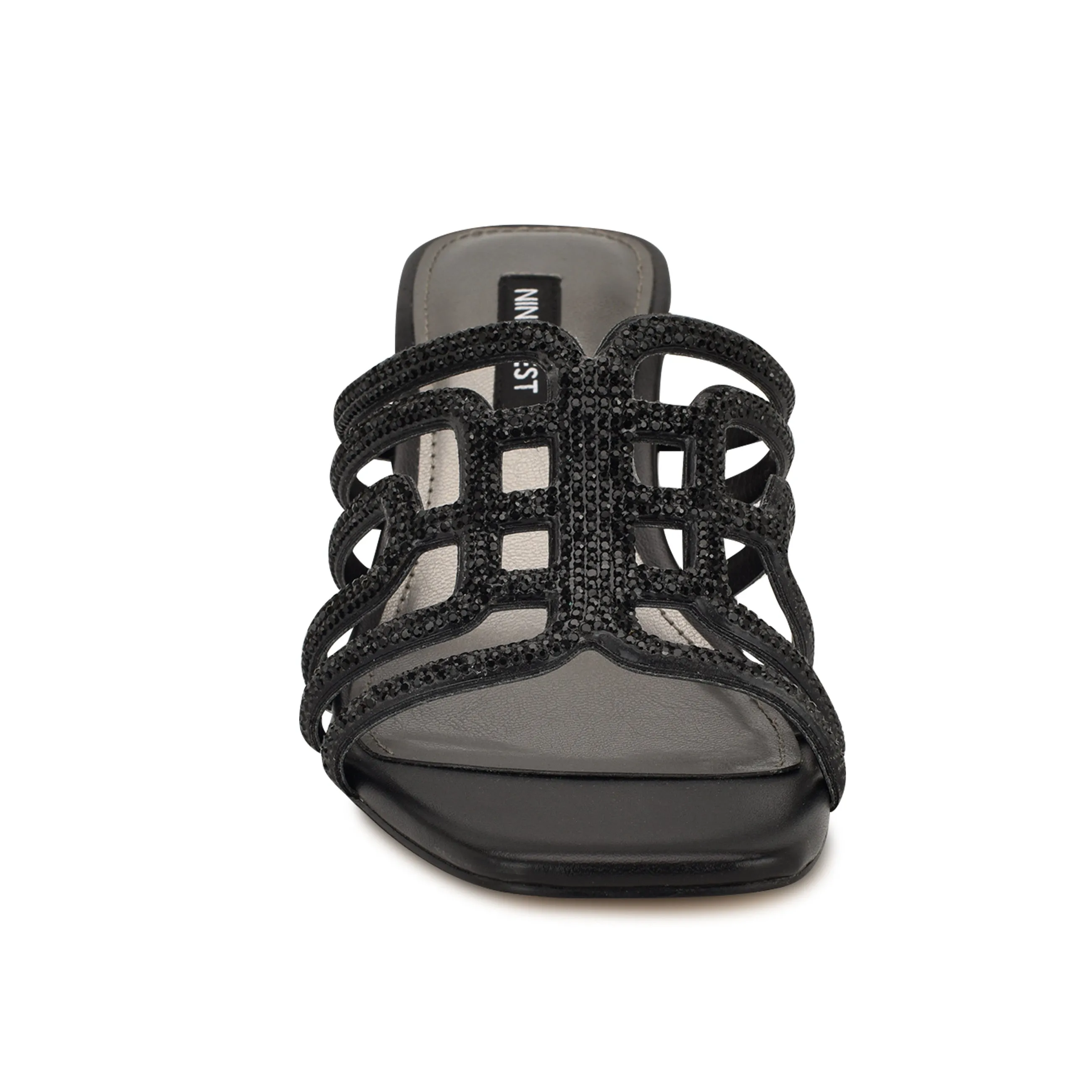 Grassa Block Heel Embellished Sandals