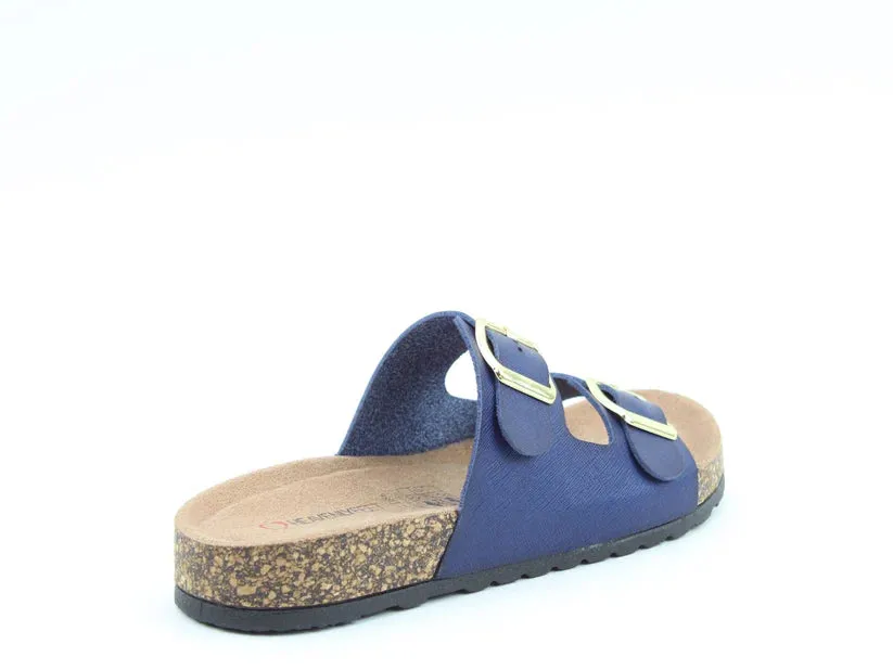 Heavenly Feet Harmony 2 Slip On Sandal Navy