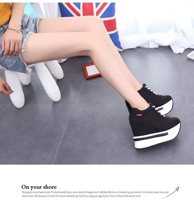 Height Increasing Wedges Sneakers