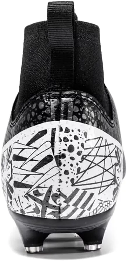 High-Top Soccer Cleats for Mens Womens Football Boots Youth Lightweight Professional Soccer Shoes Firm Ground