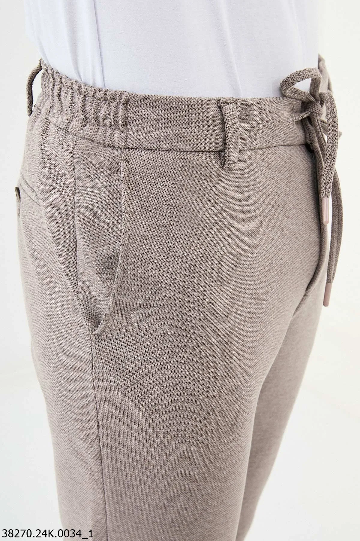 HolloMen Vizon Slim-Fit Drawstring Trousers.