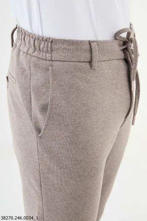 HolloMen Vizon Slim-Fit Drawstring Trousers.