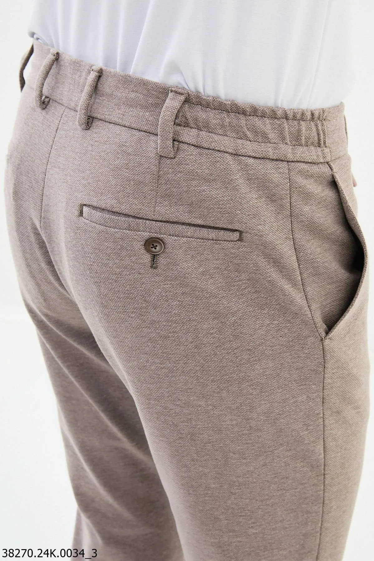 HolloMen Vizon Slim-Fit Drawstring Trousers.