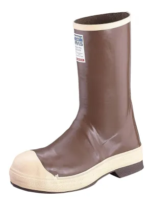 Honeywell 22114-9 Servus Neoprene III 12" Latex Boots with Chevron Outsole and Steel Toe, Size 9, Brown