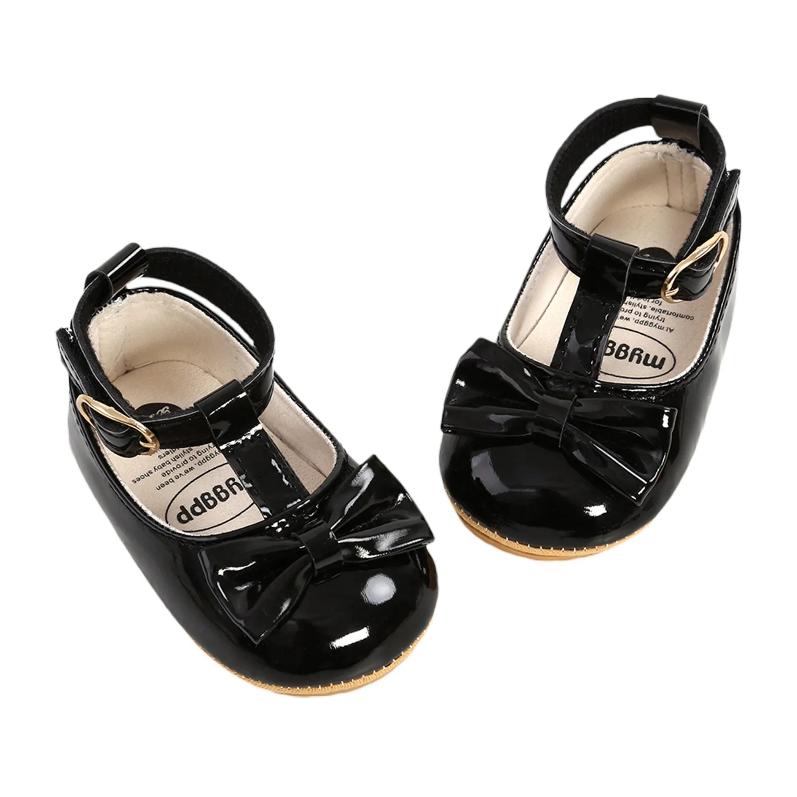 Infant Baby Girls Soft Sole Bowknot Princess Shoes with Headband, 0-18M