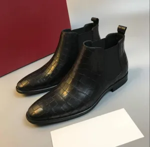 Jack Marc New Fashion Chelsea Boots
