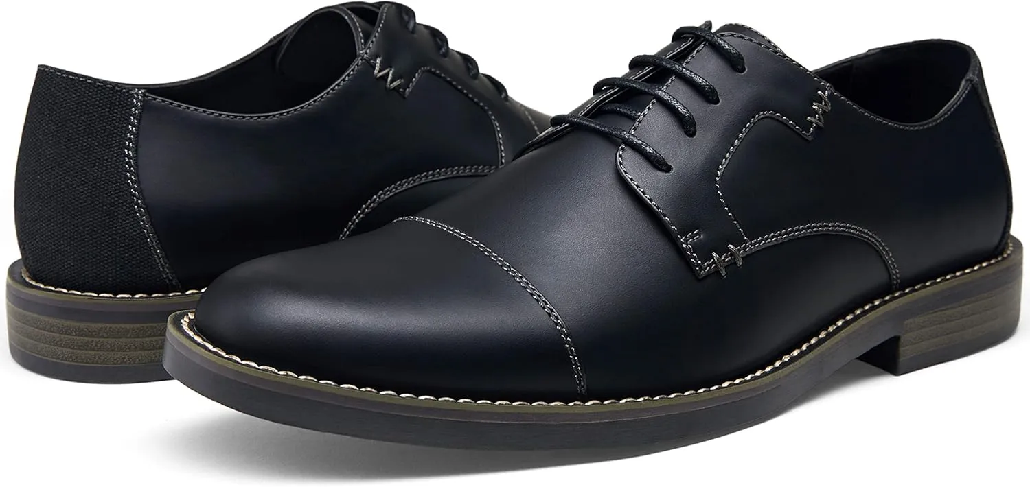 Jousen Men's Dress Shoes Retro Casual Dress Shoes for Men