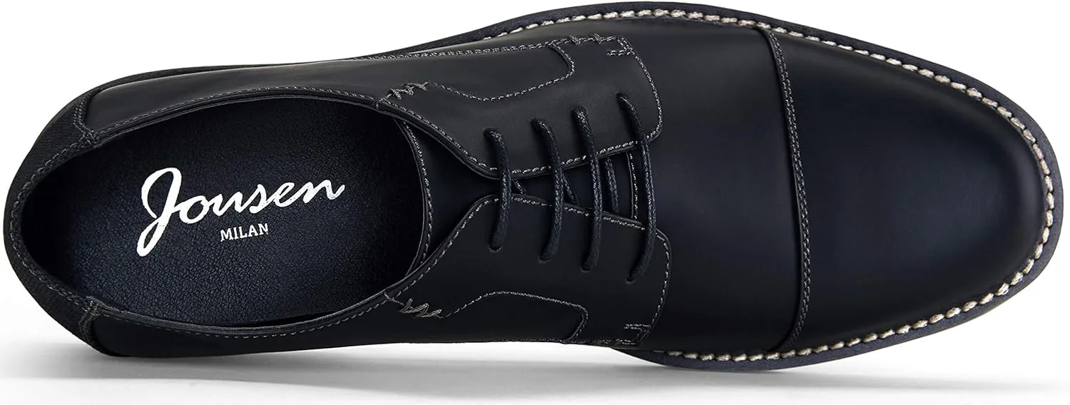 Jousen Men's Dress Shoes Retro Casual Dress Shoes for Men