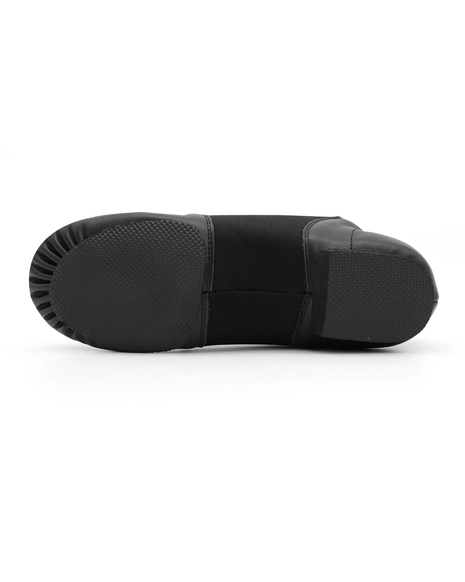 Leather Flex Slip On Tan Jazz Dance Shoes with Arch Insert for Women and Men
