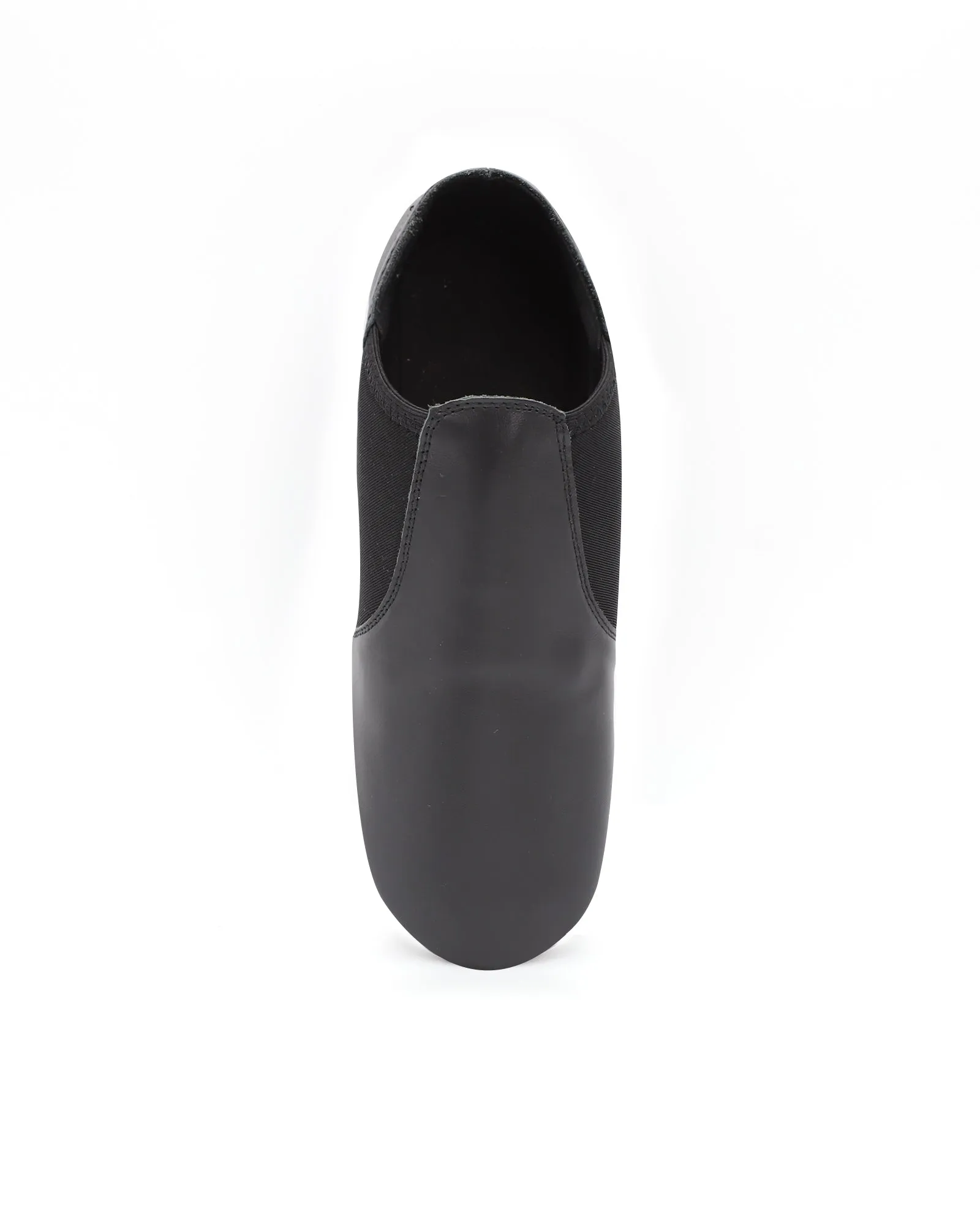 Leather Flex Slip On Tan Jazz Dance Shoes with Arch Insert for Women and Men