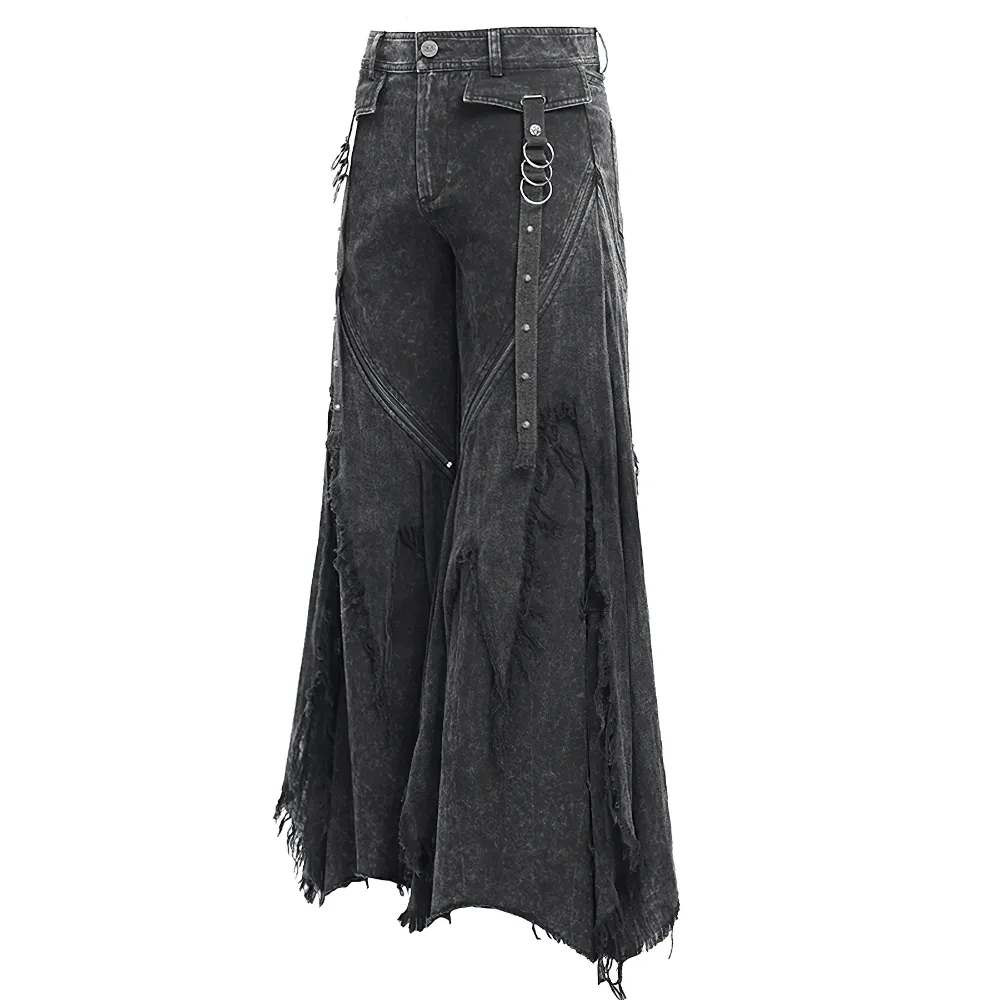 Loose Distressed Jeans Pants for Casual and Urban Styles