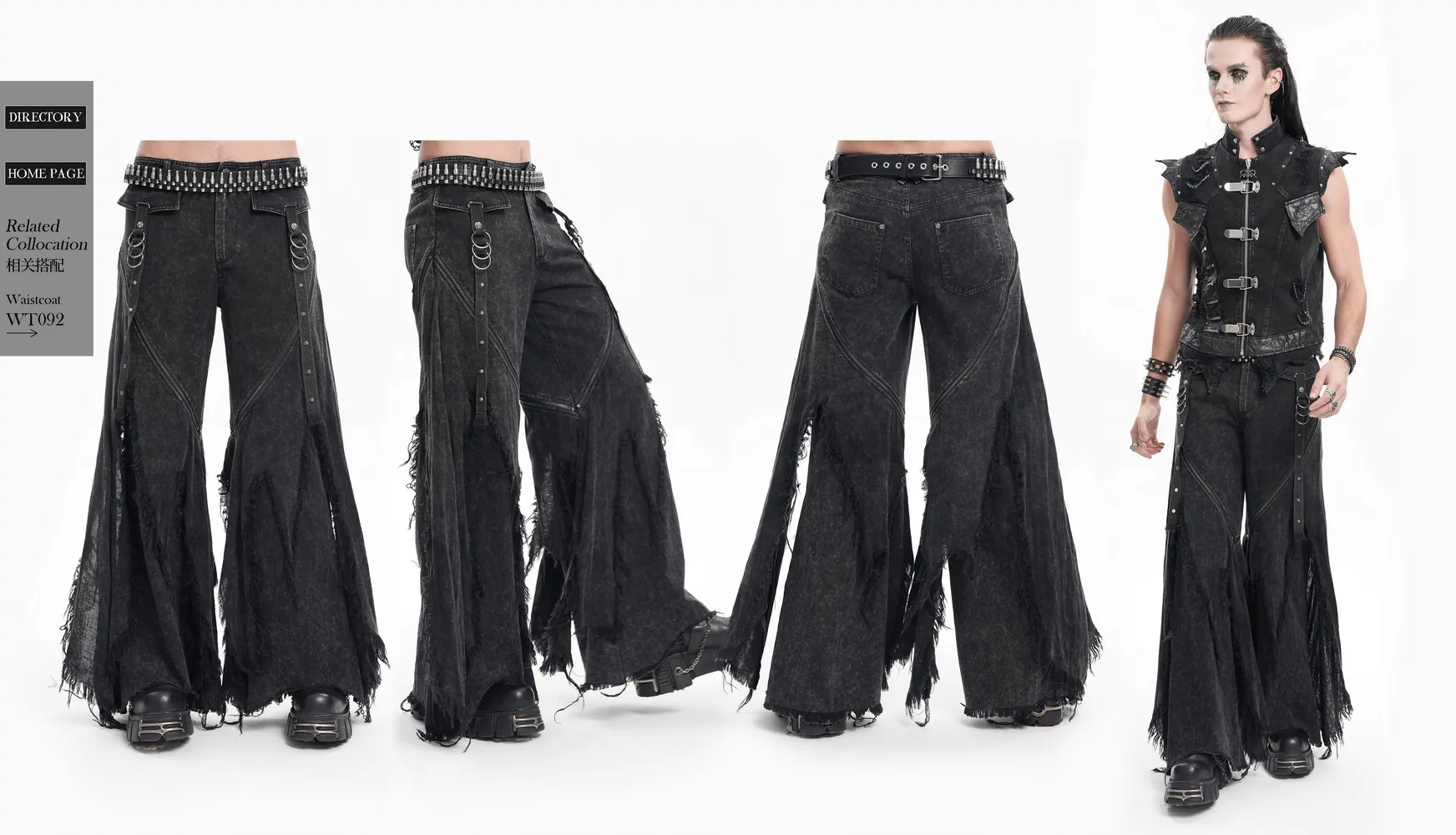 Loose Distressed Jeans Pants for Casual and Urban Styles