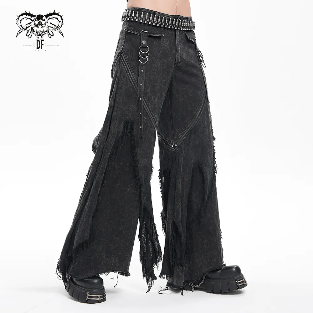 Loose Distressed Jeans Pants for Casual and Urban Styles