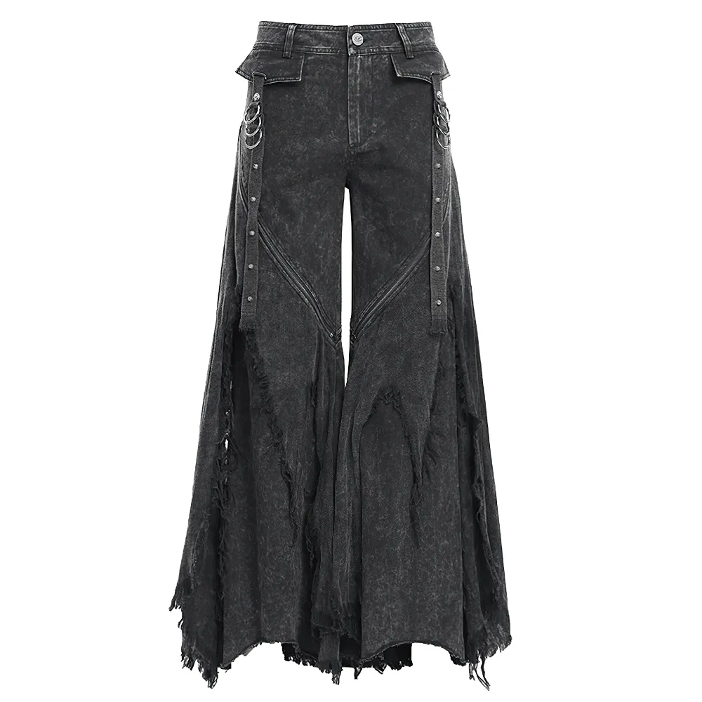 Loose Distressed Jeans Pants for Casual and Urban Styles