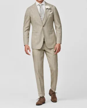 Loro Piana SUMMERTIME Beige Tropical Wool, Silk & Linen