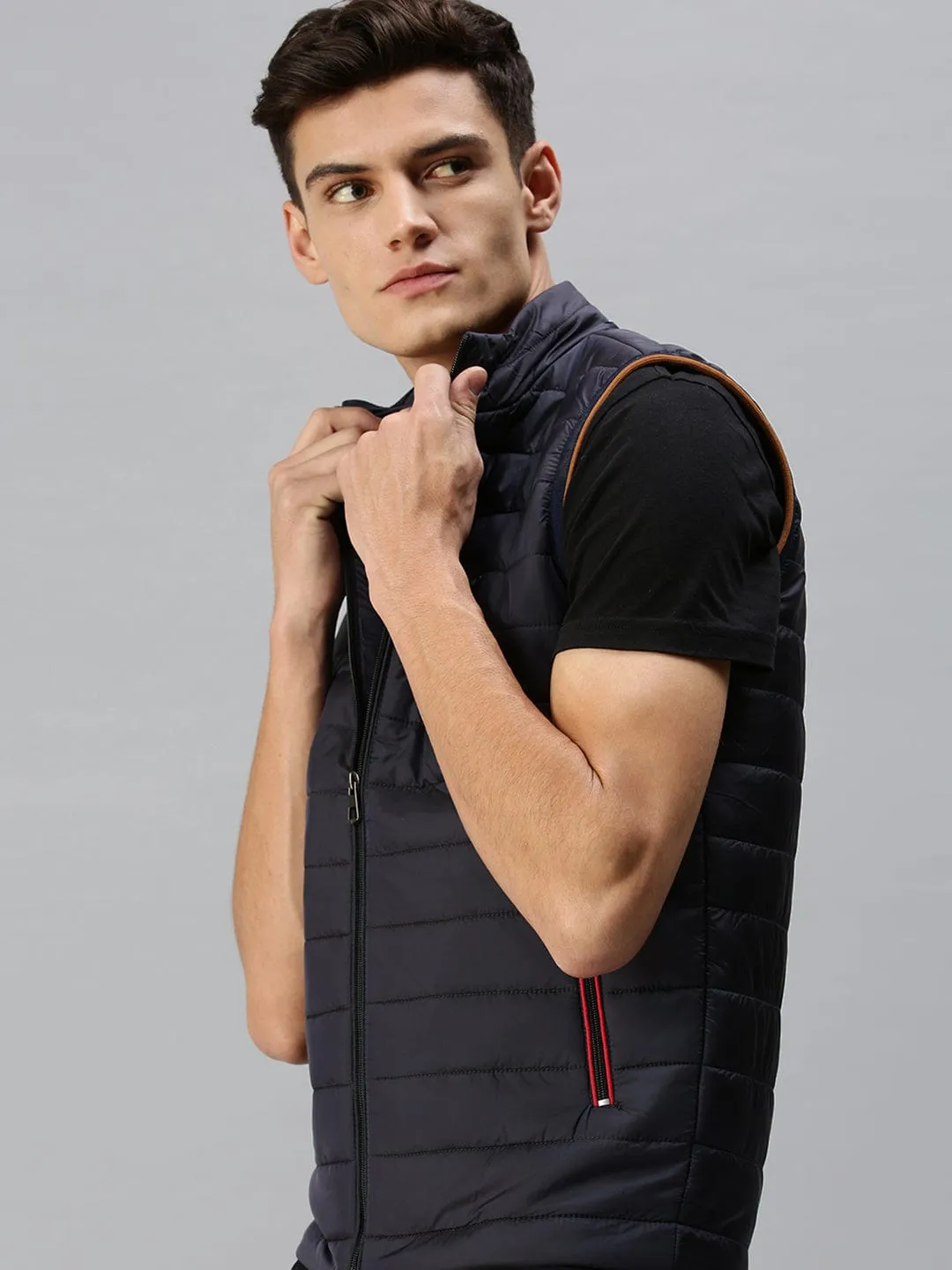 Men Blue Lightweight Tailored Jacket