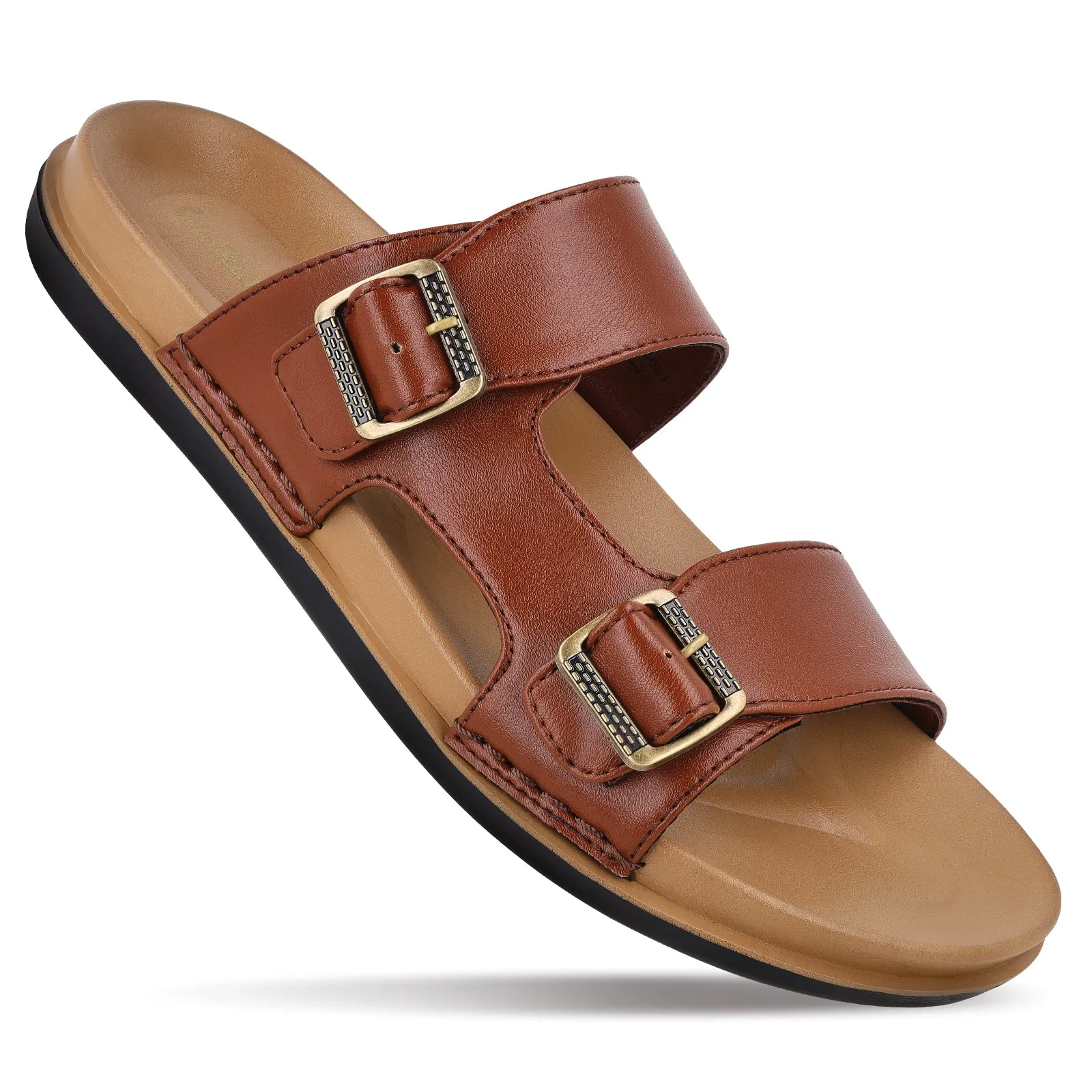 Men's Daily Wear Comfort Sandals - WGP53061 Brown